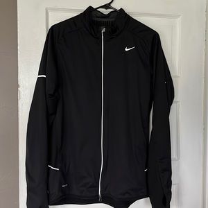 Nike dri-fit long sleeve zip up size medium running jacket